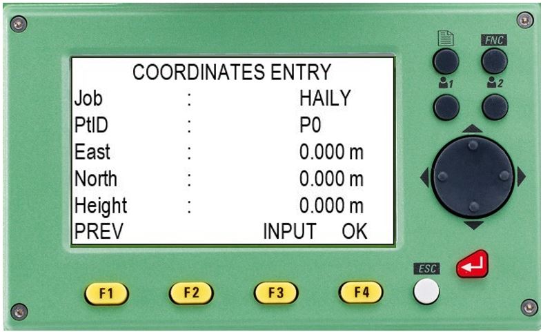 hướng dẫn sử dụng máy toàn đạc điện tử leica ts 02-coordinates entry