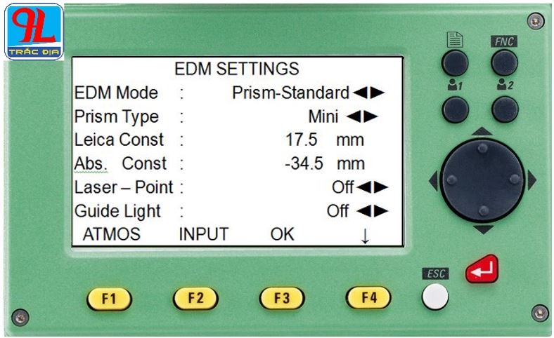 hướng dẫn sử dụng máy toàn đạc điện tử leica ts 02-gương mini