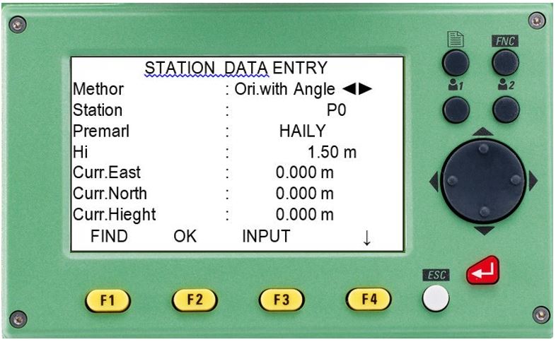 hướng dẫn sử dụng máy toàn đạc điện tử leica ts 02-station data entry