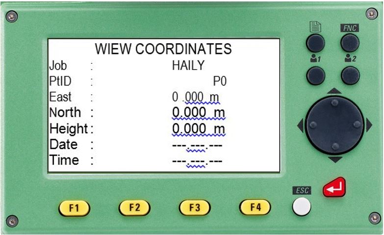 hướng dẫn sử dụng máy toàn đạc điện tử leica ts 02-wiew coordinates