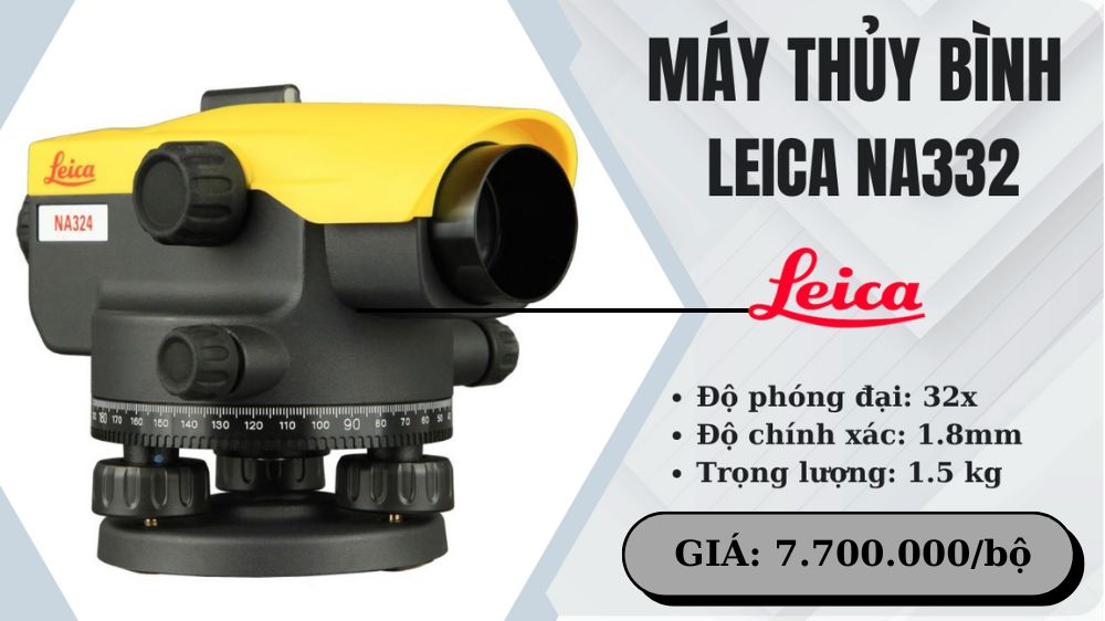 giá máy thủy bình leica na 332