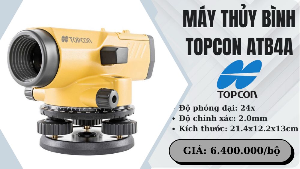 giá máy thủy bình topcon at-b4a