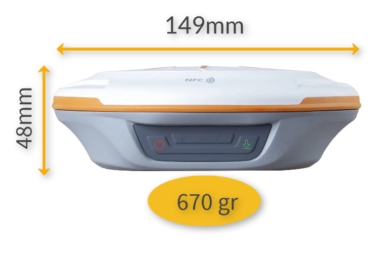 May GPS RTK Comnav N2 siêu nhẹ, siêu mỏng